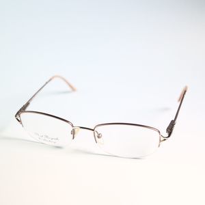 Port Royale Collection Silver Dollar 51-19 135 half rim eyeglasses frame N14